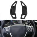 BLK ステアリングホイールシフトパドル延長シフタートヨタカローラ RAV4 カムリ用 Blk Steering Wheel Shift Paddle Extension Shifter For Toyota Corolla RAV4 Camry(2)