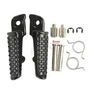 フロント左 & 右フットレストフットペグホンダ CBR 600RR 03-23 04 05 06 07 に適合 Front Left & Right Footrest Foot Pegs Fit For Honda CBR 600RR 03-23 04 05 06 07