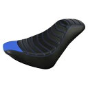 ブラック + ブルー ワンピース運転席ハーレーストリートボブ FXBB FXBBS 18-23 に適合 Black+Blue One Piece Driver Seat Fit For Harley Street Bob FXBB FXBBS 18-23