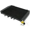 ブラック エンジン ラジエーター クーラー Kawasaki Ninja ZX12R ZX-12R 00-01 アルミニウムに適合 Black Engine Radiator Cooler Fit for Kawasaki Ninja ZX12R ZX-12R 00-01 Aluminum(2)