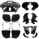 ABS フェアリング & スピーカーグリルグローブボックスエアダクトハーレーロードグライド 15-23 に適合 ABS Fairing & Speaker Grill Glove Box Air Duct Fit For Harley Road Glide 15-23