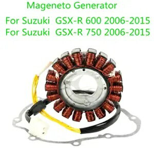 ステーターコイル & ガスケットスズキ GSXR600 750 GSXR 06-22 Mageneto ジェネレーターに適合 Stator Coil & Gasket Fit For Suzuki GSXR600 750 GSXR 06-22 Mageneto Generator