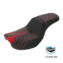 運転席助手席ジェルシートハーレースイッチバック FLD 12-16 ファットボブ FXDF 06-17 に適合 Driver Passenger Gel Seat Fit For Harley Switchback FLD 12-16 Fat Bob FXDF 06-17