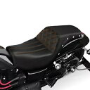 ワンピース運転席助手席ツーアップフィットハーレーファットボブ FXDF 2006-2017 One Piece Driver Passenger Seat Two-Up Fit For Harley Fat Bob FXDF 2006-2017