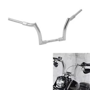 クローム 10 インチ ライズ エイプ ハンガー ハンダーバー ハーレー ソフテイル スポーツスター ロードキング用 Chrome 10
