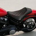 フロントドライバーライダーソロシートハーレーソフテイルスリムスタンダードデラックス18-23に適合 Front Driver Rider Solo Seat F...