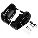 下部ベントレッグフェアリンググローブスピーカー ハーレーツーリングロードキング 83-13 に適合 Lower Vented Leg Fairing Glove Speaker Fit for Harley Touring Road King 83-13