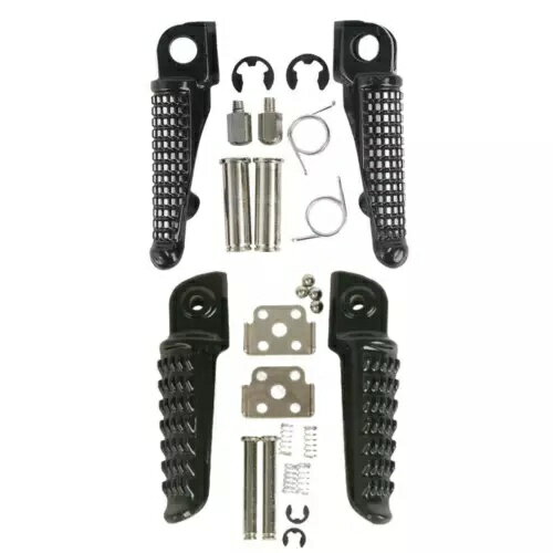 アルミフロントリアフットペグフットレストカワサキニンジャ ZX10R 04-13 2012 11 Aluminum Front Rear Footpeg Footrest Fit For Kawasaki Ninja ZX10R 04-13 2012 11