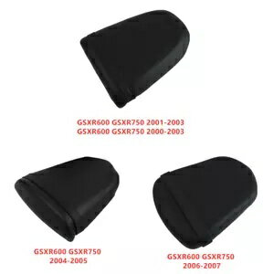 ブラック後部乗客ピリオンシートフィットスズキ GSX-R 600 01-07 GXSR750 00-07 Black Rear Passenger Pillion Seat Fit For Suzuki GSX-R 600 01-07 GXSR750 00-07