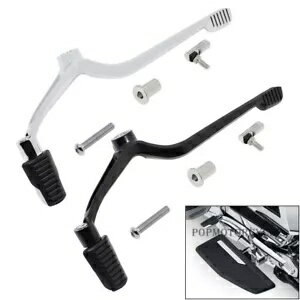 ブラッククロームオムニヒールつま先シフトレバーシフターホンダゴールドウィング GL1800 18-21 Black Chrome Omni Heel Toe Shift Lever Shifter For Honda Gold Wing GL1800 18-21