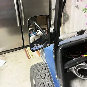 WEISEN ユニバーサルゴルフカートサイドウイングリアビューミラーヤマハクラブカー Ezgo WEISEN Universal Golf Cart Side Wing Rear View Mirrors For Yamaha Club Car Ezgo