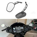 ハーレーツーリングエレクトラグライドウルトラストリートグライドバックミラーサイドミラーブラック用 For Harley Touring Electra Glide Ultra Street Glide Rearview Side Mirrors Black