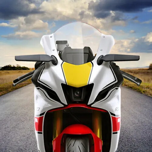 ヤマハ YZF R1 YZF F3 アップグレード調整可能なリアビュー風翼サイドミラー For Yamaha YZF R1 YZF F3 Upgrade Adjustable Rear View Wind Wing Side Mirrors
