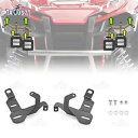 ホンダ タロン 1000X 1000R 19-24 サイド LED キューブ ヘッドライト ポッド マウント ブラケットに適合 Fits Honda Talon...