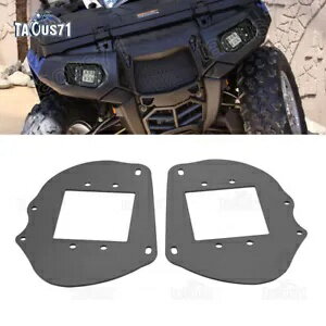 Polaris Sportsman 1000 850 570 RZR 800 ヘッドライトを LED ライトポッドブラケットにフィット Fit Polaris Sportsman 1000 850 570 RZR 800 Headlight to LED Light Pod Brackets