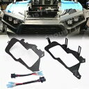 15-UP POLARIS RZR 4 900 XP ヘッドライト 3 インチ LED ライトポッドマウント + 変換ワイヤー用 For 15-UP POLAR...