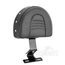 穴あけ不要 ブラック ドライバー バックレスト パッド ハーレー 93-06 ヘリテージ ソフテイル FLSTC用 No Drilling-Black Driver Backrest Pad For Harley 93-06 Heritage Softail FLSTC