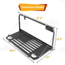 テールゲートテーブルジープラングラー JL JLU 折りたたみ式後部ドア収納貨物棚 Tailgate Table For Jeep Wrangler JL JLU Foldable Rear Door Storage Cargo Shelf