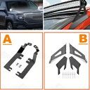 15-19 シルバーラ/シエラ 2500 HD フード LED ポッドマウント/フロントガラスライトマウント用 For 15-19 Silvera /Sierr...