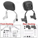 97-08 ハーレーツーリングロードグライドバックレストシーシーバー/ドッキングハードウェアキット用 For 97-08 Harley Touring Road Glide Backrest Sissy Bar / Docking Hardware Kit