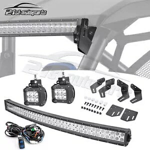 ホンダ タロン 1000X-4 1000R ルーフ 42 ''LED ライトバーブラケットワイヤーキット + 2x3'' ポッド For Honda Talon 1000X-4 1000R Roof 42'' LED Light Bar Bracket Wire Kit+2x3