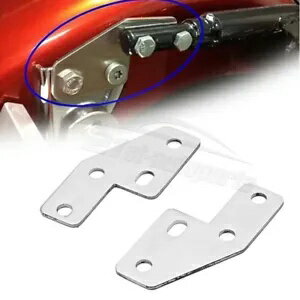 ハーレーツーリングバガー FL ワイドリアフェンダーグラブバーエリミネータースチールブラケット用 For..