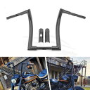 14インチ x 1.5インチ ファーバー エイプハンガー ハンドルバー ハーレーロードキングスペシャル 2017-2023用 14" x 1.5" Far Bar Ape Hangers Handlebars For Harley Road King Special 2017-2023