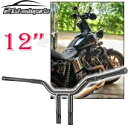 96-24 ハーレー ダイナ ファット ボブ CVO スポーツスター 1000 883 12 インチ ライズ MX-T バー ハンドルバー用 For 96-24...