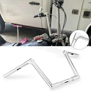 12インチ ライズ フューズド ハンドルバー ハーレー ソフテイル ファットボーイ ローライダー ブレイクアウト ダイナ FXDF用 12