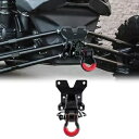 Can-Am Maverick X3 2017-2021 2インチ シャックルヒッチレシーバー + リアヒッチマウント用 For Can-Am Maverick...