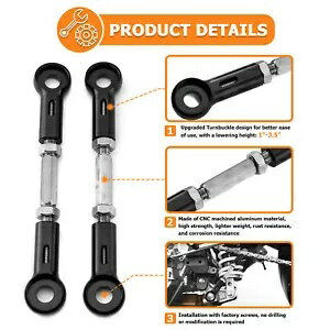 Kawasaki NINJA ZX-6R/9R/10R/12R 調整可能なリア下降ウィンドウリンクキットセット For Kawasaki NINJA ZX-6R/9R/10R/12R Adjustable Rear Lowering Window Link Kit Set