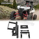 2018-2022 ポラリス RZR RS1 高耐久スチールフロントウインチ取付ブラケット UTV For 2018-2022 Polaris RZR RS1 ...