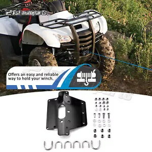 07-13 ホンダ ランチャー TRX420 FA/FE/FPA/FPE/FPM/FM/PG/TE/TM スチールウインチマウント用 For 07-13 HONDA RANCHER TRX420 FA/FE/FPA/FPE/FPM/FM/PG/TE/TM Steel Winch Mount