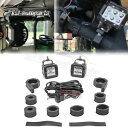 ルーフフロントガラスラックラウンドチューブ LED ライトポッド取付ワイヤーキットホンダ UTV Roof Windshield Rack Round Tube LED Light Pods Mounting Wire Kit For Honda UTV(2)