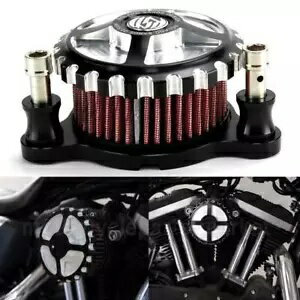 ラフアルミエアクリーナーインテークフィルターキット ハーレースポーツスター 1200 883 88-UP用 Rough Aluminum Air Cleaner Intake Filter Kit For Harley Sportster 1200 883 88-UP