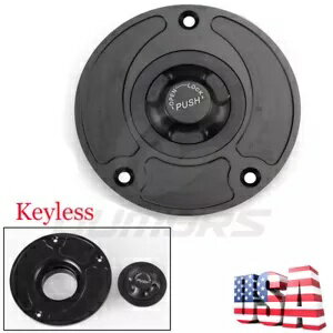 CNC キーレス燃料ガスタンクキャップカバースズキ GSXR600 /750 1000 2004-2013 ブラック CNC Keyless Fuel Gas Tank Cap Cover For Suzuki GSXR600 /750 1000 2004-2013 Black