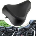 フロントライダードライバーソロシートクッションハーレースポーツスターXL 883 XLH1200 1983-03用 Front Rider Driver Solo Seat Cushion For Harley Sportster XL 883 XLH1200 1983-03