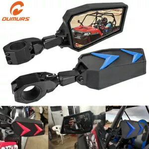 UTV ATV サイド折りたたみ式調整可能なミラー 1.75 インチポラリス RZR S 800 900 XP 1000 用 UTV ATV Side Foldable Adjustable Mirrors For 1.75" Polaris RZR S 800 900 XP 1000