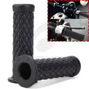オートバイハンドグリップラバーゲル 7/8 インチ(22 ミリメートル)ブラックヤマハスズキカワサイ米国 Motorcycle Hand Grips Rubber Gel 7/8″(22mm )Black For Yamaha Suzuki Kawasai US