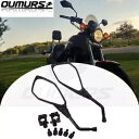 フロントヘッドライトフェアリングマスクハーレースポーツスターダイナ883 1200ファットボブFXDF用 Pair 8mm 10mm Universual Motorcycle Mirror Scooter E-Bike Rearview Side Mirrors