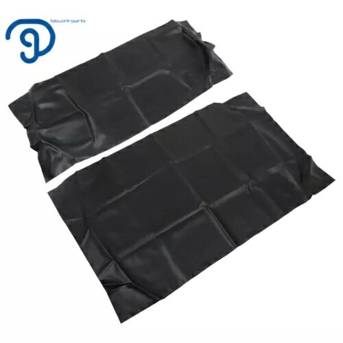 ゴルフ カート フロント シート カバー ブラック セット クラブ カー DS 2000.5-以降用 Golf Carts Front Seat Covers Black Set For Club Car Ds 2000.5-Up