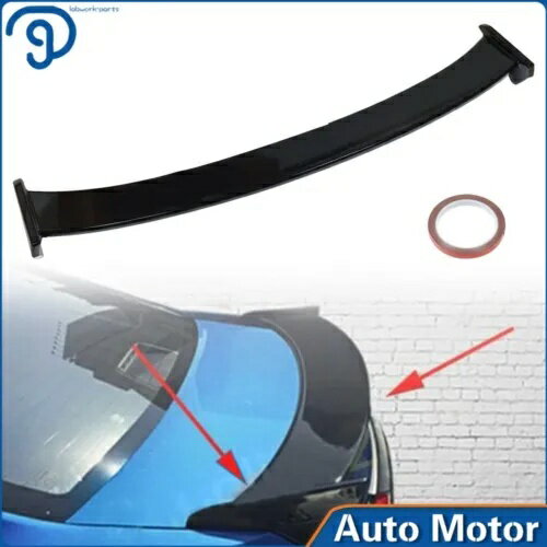 リアトランクウイングスポイラー 2014-2018 トヨタカローラ ABS プラスチック光沢のある黒 Rear Trunk Wing Spoiler For 2014-2018 Toyota Corolla ABS Plastic Glossy Black