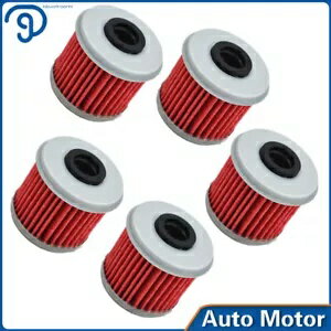 5 個オイルフィルターホンダ TRX450R CRF250X CRF450X CRF250R CRF450R CRF150R 5 pcs Oil Filter For Honda TRX450R CRF250X CRF450X CRF250R CRF450R CRF150R
