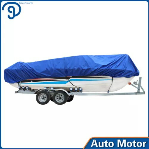 トレーラブルポンツーンボートカバー防水高耐久生地ビーム95インチ17-19フィート Trailerable Pontoon Boat Cover Waterproof Heavy Duty Fabric Beam 95" 17-19 Ft