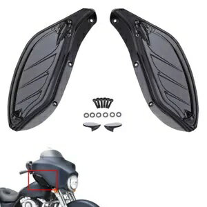 調整可能なフェアリングサイドウイングエアディフレクターハーレーツーリング FLHX FLHTC 96-13 Adjustable Fairing Side Wing Air Deflector For Harley Touring FLHX FLHTC 96-13