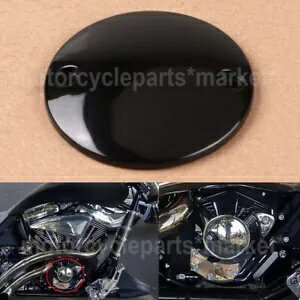 2 穴ブラックドーム型ポイントカバーハーレーエレクトラグライドダイナソフテイルスポーツスター用 2 HOLE BLACK DOMED POINTS COVER For Harley Electra Glide Dyna Softail Sportster