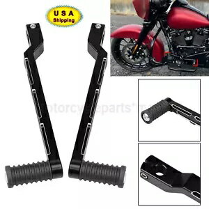 9.84インチ 拡張ヒールトゥシフトレバー ペグ付き ハーレーエレクトラ ツアーグライド FLT FLHX用 9.84