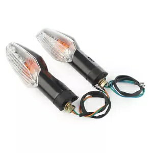 点滅ライトインジケータライトクリアレンズホンダ CBR 250R 2011-2015 ペア- Flashing light indicator light clear lens for Honda CBR 250R 2011-2015 pair-