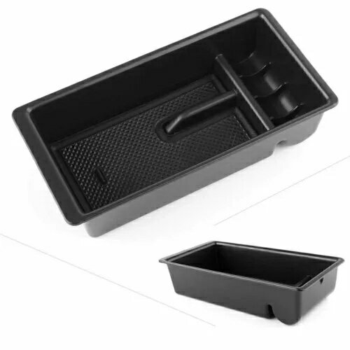 センターコンソールオーガナイザー 収納ボックス アームレスト トヨタ タコマ 2015-2018用- Center Console Organizer Storage Box Armrest for Toyota Tacoma 2015-2018-