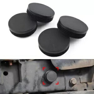 㡼ե졼ѥ׷ꥫСץ饰 ץ󥰥顼 JK 2007-17 ֥å 4ST- Chassis Frame Pipe Hole Cover Plugs for Jeep Wrangler JK 2007-17 Black 4ST-